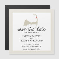 Wellfleet Cape Hochzeit Retten Sie das Datum