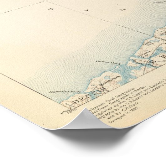 Wellfleet, Massachusetts Poster (Ecke)