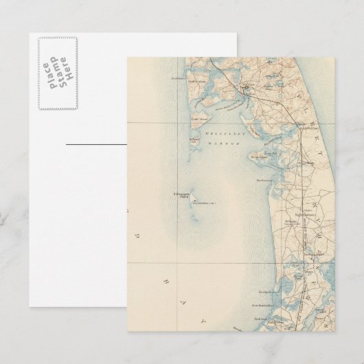 Wellfleet, Massachusetts Postkarte (Vorne/Hinten)