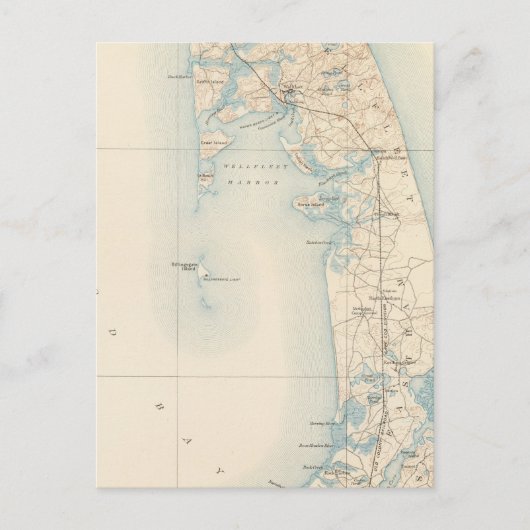 Wellfleet, Massachusetts Postkarte (Vorderseite)