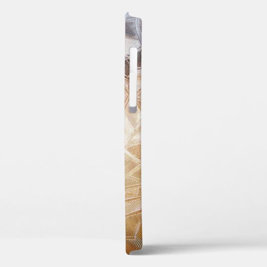 Wellglas mit Hintergrundbeleuchtung. Schönes Licht Case-Mate iPhone Hülle (Rückseite / Links)