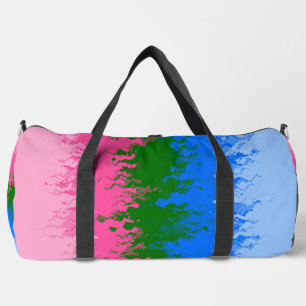 Wellig-trips abstraktes omniromantisches Stolzflag Duffle Bag