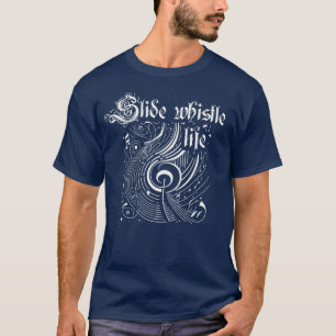 Wellige Musik Schiebe-Pfeife Leben T-Shirt