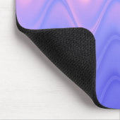 Wellige Rosa Lila Abstrakt Mousepad (Ecke)