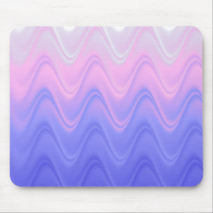 Wellige Rosa Lila Abstrakt Mousepad