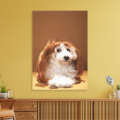 Welliges Tragegerät Leinwanddruck (Insitu (Wohnzimmer))