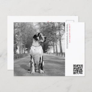 Welligkeitsankündigung Postkarte