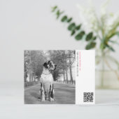 Welligkeitsankündigung Postkarte (Stehend Vorderseite)