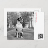 Welligkeitsankündigung Postkarte (Vorne/Hinten)