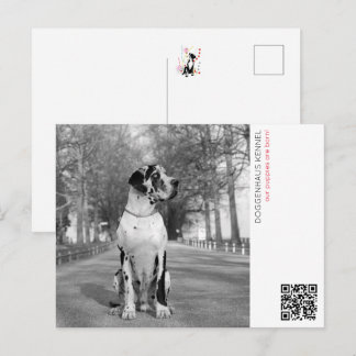 Welligkeitsankündigung Postkarte