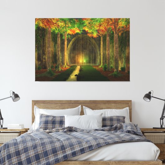 Wellinghall Canvas Print Leinwanddruck (Insitu (Schlafzimmer))
