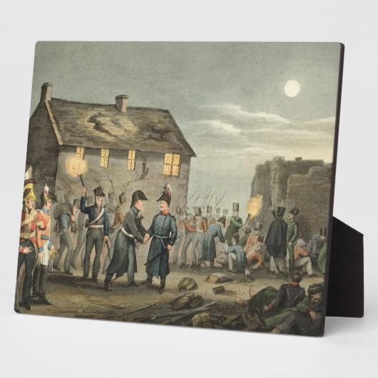 Wellington and Blucher Meeting by Accident Fotoplatte (Seite)