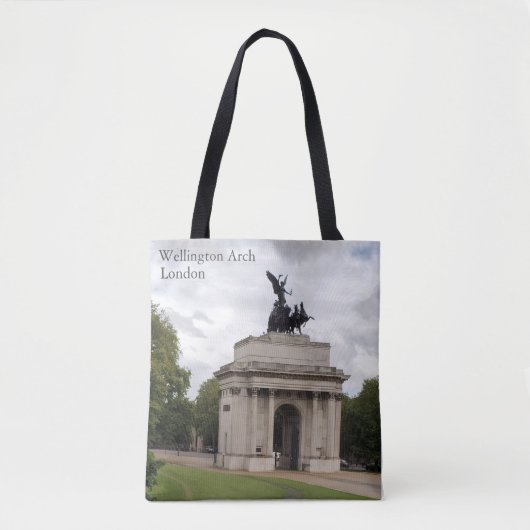 Wellington Arch London Tote Bag Tasche (Vorderseite)