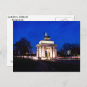 Wellington Arch Postkarte (Vorne/Hinten)