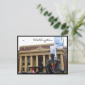 Wellington-Bahnstatue Postkarte (Stehend Vorderseite)