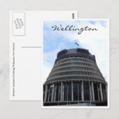 Wellington beehive nz postkarte (Vorne/Hinten)