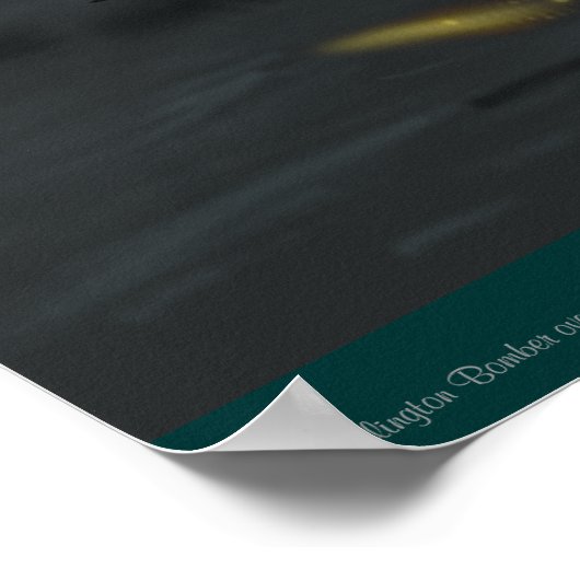 Wellington Bomber Poster (Ecke)