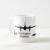 Wellington Bomber, Silhouette Tasse (Vorderseite Links)