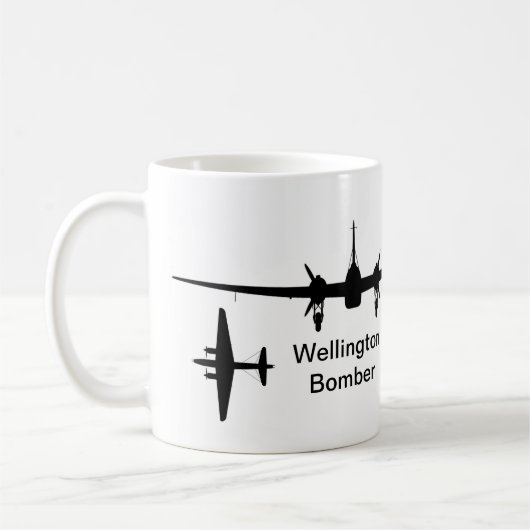 Wellington Bomber, Silhouette Tasse (Links)