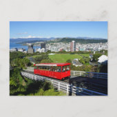 Wellington Cable Car, Neuseeland Postkarte (Vorderseite)