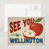 Wellington Florida Apple - Vintage Travel Postkarte (Vorne/Hinten)