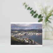 Wellington Harbour, Neuseeland Postkarte (Stehend Vorderseite)