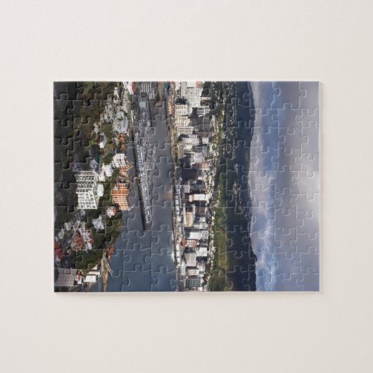 Wellington Harbour, Neuseeland Puzzle (Horizontal)