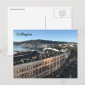 wellington harbour nz postkarte (Vorne/Hinten)