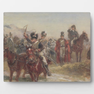 Wellington in Spain (oil on panel) (pair of 124470 Fotoplatte