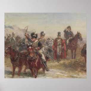 Wellington in Spanien (Öl auf Platte) (Paar von Poster