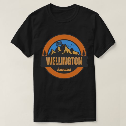 Wellington, Kansas T-Shirt (Design vorne)