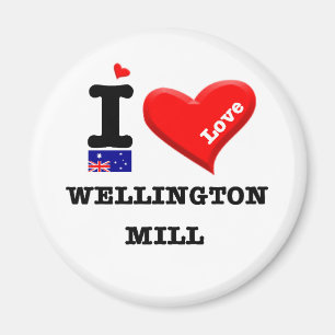 WELLINGTON MILL - I Liebe Magnet