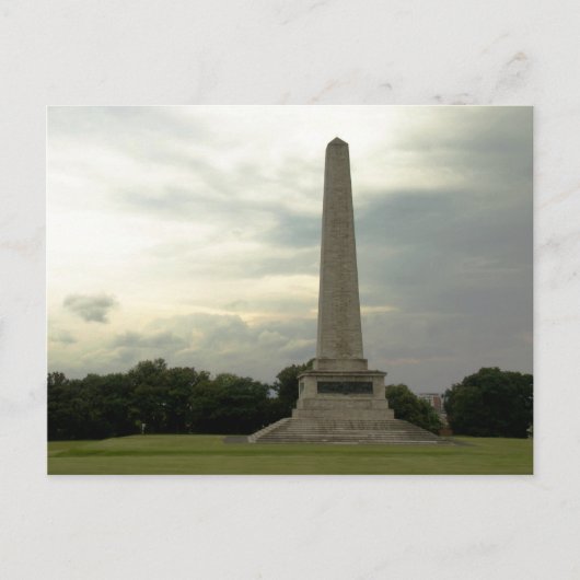 Wellington Monument Dublin Irland Postkarte (Vorderseite)