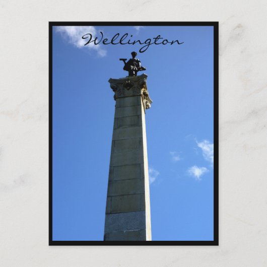 Wellington Monument Seddon Postkarte (Vorderseite)