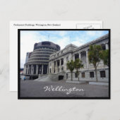 Wellington nessparlament postkarte (Vorne/Hinten)