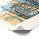 Wellington, Neuseeland | City Skyline Poster (Ecke)