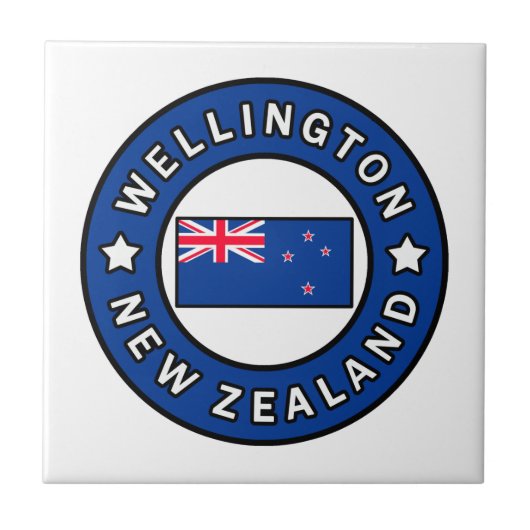 Wellington Neuseeland Fliese (Vorderseite)