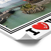 Wellington - Neuseeland - I Liebe - Poster (Ecke)
