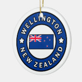Wellington Neuseeland Keramik Ornament (Links)
