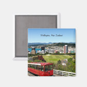 Wellington, Neuseeland Magnet (Vorderseite/Rückseite)