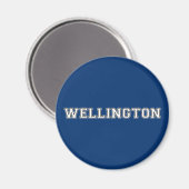 Wellington Neuseeland Magnet (Vorderseite/Rückseite)