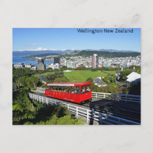 Wellington, Neuseeland Postkarte
