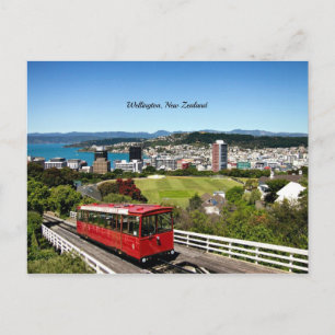 Wellington, Neuseeland Postkarte