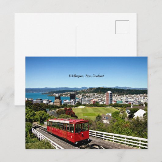 Wellington, Neuseeland Postkarte (Vorne/Hinten)