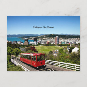 Wellington, Neuseeland Postkarte