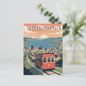 Wellington Neuseeland Postkarte (Stehend Vorderseite)