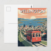 Wellington Neuseeland Postkarte (Vorne/Hinten)