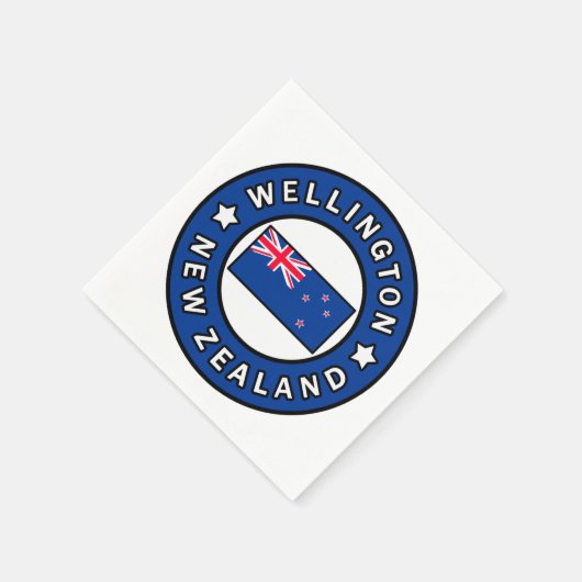 Wellington Neuseeland Serviette (Ecke)