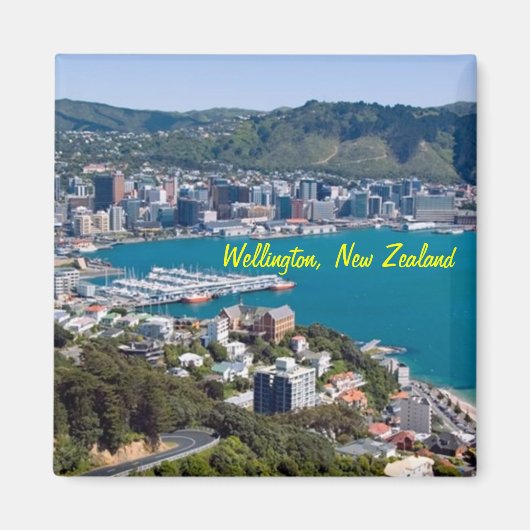 Wellington New Zealand Magnete Magnet (Vorne)