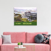 Wellington New Zealand Reiseprint Leinwanddruck (Insitu (Wohnzimmer))